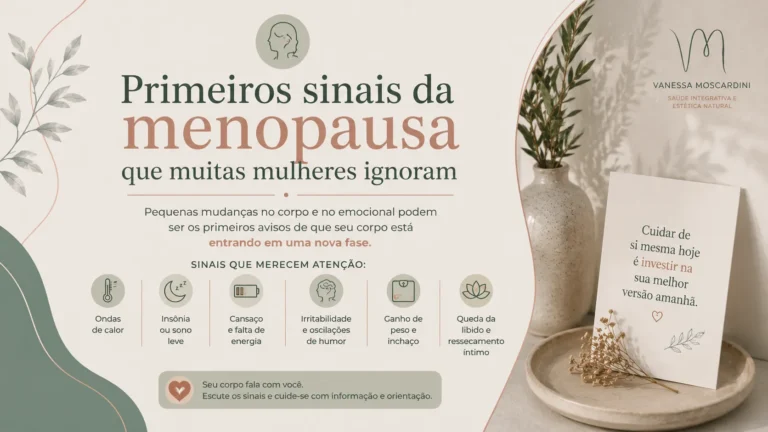 Primeiros sinais da menopausa que muitas mulheres ignoram
